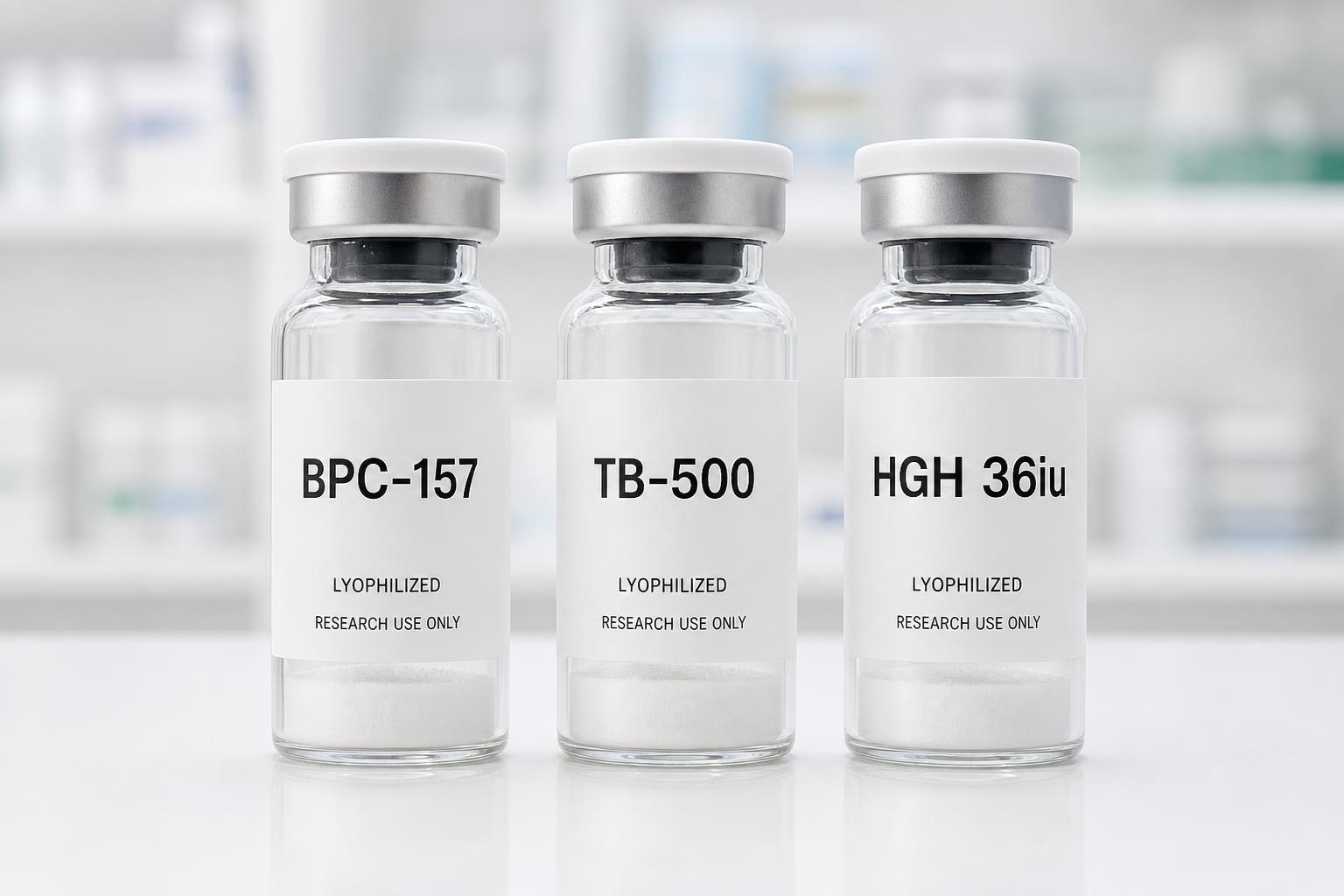 Muscle Stack — BPC-157 + TB-500 + HGH 36iu